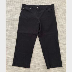Zac & Rachel Black Capri Pant 12